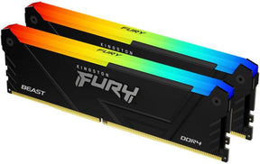 Memorie RAM Kingston FURY Beast RGB 32GB DDR4 3600MHz CL18 Dual Channel Kit