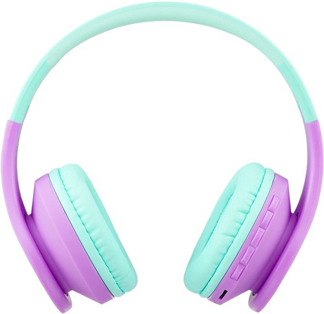 PowerLocus Casti pentru copii, Wireless, P1 Teal Purple