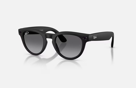 Ray-Ban Meta Headliner Gen 2 AI Glasses Matte Black/Polar Gradient Graphite RW4013 601ST3 50