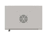 Dulap rack de perete 19", 4U, 540x350 mm, usa din sticla, gri,