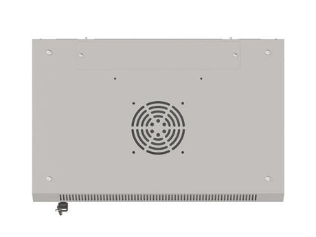 Dulap rack de perete 19", 4U, 540x350 mm, usa din sticla, gri,