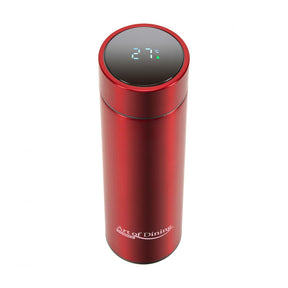 TERMOS INOX 450 ML, CU INDICATOR LED PENTRU TEMPERATURA, ROSU, ART OF DINNING BY HEINNER