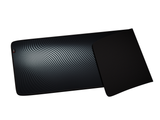 Mousepad Genesis Carbon 500 Maxi Ultra Wave, impermeabil, material cauciuc si textil, dimensiuni 1100x450x2.5 mm, negru/gri