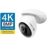 Camera Wi-Fi Outdoor TP Link, senzor 1/27" Progressive Scan CMOS Starlight Sensor, Focal Length: 4 mm ± 5%, Aperture: F1.6 ± 5%, night vision 850 nm IR LED, rezolutie maxima 4K 8MP (3840 × 2160 px), frame rate 25 fps, zoom digital 18x