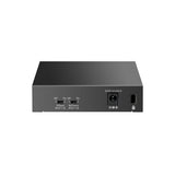 "5-Port 10/100 Mbps Desktop Switch with 4-Port PoE PORT: 4× 10/100 Mbps PoE Ports, 1× 10/100 Mbps Non-PoE Port SPEC: 802.3af, 41 W PoE Power, Desktop Steel Case FEATURE: Extend Mode for 250m PoE Transmitting, PoE Auto Recovery, Plug and Play"