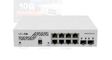 MIKROTIK, CSS610-8G-2S+IN 8G, 2 SFP+ Port , Indoor Switch 64kb Flash, Pasive POE, Dimensiuni: 200 x 167 x 46 mminterfata: 8 x 10/100/1000, 2 x SFP+, IP20, POE in- 12-57 V, consum maxim 5w.