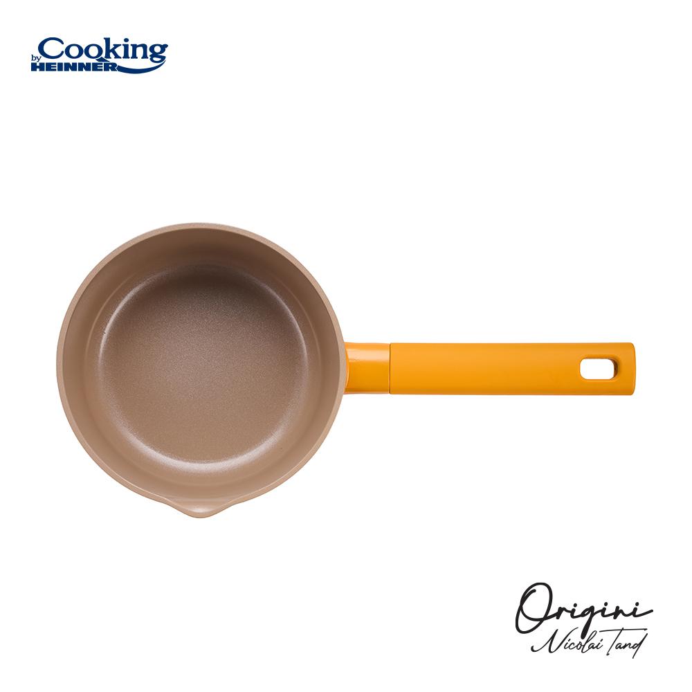 CASEROLA ALUMINIU TURNAT + CAPAC 18x8.5 CM, 1.8 L, NICOLAI TAND, ORIGINI, COOKING BY HEINNER