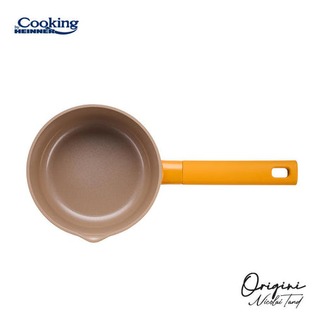 CASEROLA ALUMINIU TURNAT + CAPAC 18x8.5 CM, 1.8 L, NICOLAI TAND, ORIGINI, COOKING BY HEINNER