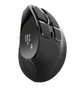Mouse Trust Voxx, Rechargeable Ergonomic Wireless, negru