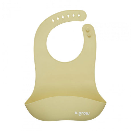 Set diversificare 5 piese silicon : baveta, bol, farfurie, lingurita si furculita, olive, U-Grow