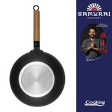 TIGAIE WOK ALUMINIU + CAPAC 28X8 CM, RIKITO WATANABE, COOKING BY HEINNER