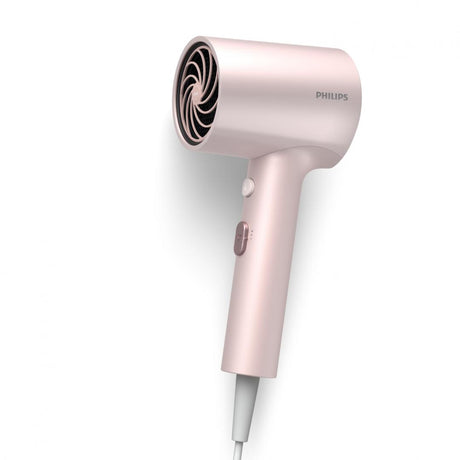 Uscator de par PHILIPS BHD321/50, 1600W, Ingrijire cu ioni, 2 setari de viteza, 2 setari de temperatura, Cap de coafare, Roz, L x A x I (mm) 85x113x295