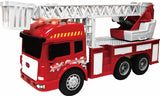 VEHICULE CU LUMINI, SUNETE  SI FRICTIUNE, SCARA 1/14, 28.5CM,AUTOSPECIALA ROSIE