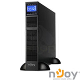 UPS nJoy Balder 6000, 6000VA/6000 W, On-line, LCD Display, Management, Rack/Tower, Dubla conversie, 2U, Nu are baterie inclusa, PWUP-OL06KBA- AZ01B