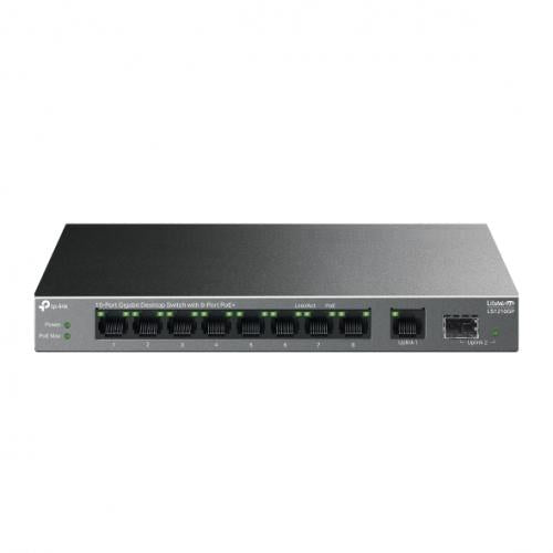 Switch TP-LINK LS1210GP, Gigabit, 9, PoE