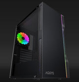 Carcasa AQYRIS ELECTRA Mid Tower ARGB NEGRU