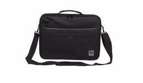 Geanta notebook Serioux, SRX-8444, dimensiuni 40 x 30 x 6 cm, compartiment laptop: max 15.6", bretea spate pentru prindere troller, curea de umar ajustabila, material poliester
