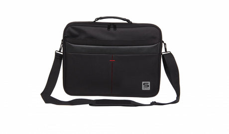 Geanta notebook Serioux, SRX-8444, dimensiuni 40 x 30 x 6 cm, compartiment laptop: max 15.6", bretea spate pentru prindere troller, curea de umar ajustabila, material poliester
