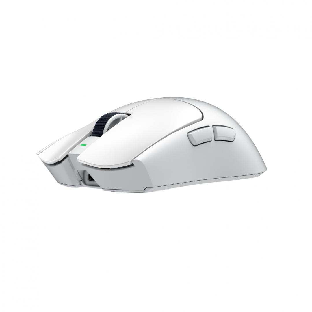 Mouse wireless Razer Viper V4 Pro, Razer™ Focus Pro 50K Optical Sensor Gen-3, durata de viata baterie pana la 180 ore, switch Razer™ Optical Mouse Switches Gen-4, alb