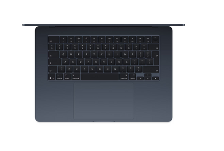 MacBook Air 15.3" Retina/Apple M4 (CPU 10-core, GPU 10-core, NeuralEngine 16-core)/16GB/256GB - Midnight - US  English (2025) (CTO from MW1L3RO/A)