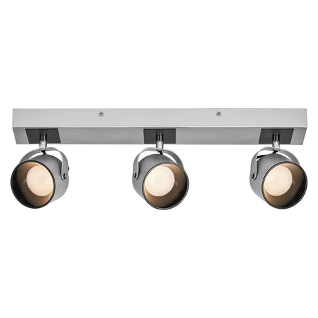 Spot LED triplu ajustabil Ledvance DECOR JUPITER, 16.5W, 1500 lm, lumina calda (3000K), IP20, 500x155x83mm, metal/policarbonat, Argintiu