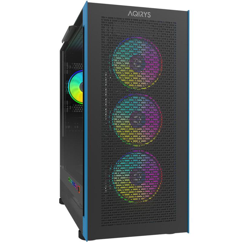 Carcasa Aqirys Sargas Mid Tower NEGRU