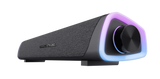 Soundbar Trust GXT 620 Axon, puetere (RMS) 6W, frecventa 20 Hz - 20.000 Hz, audio input 3.5mm (1.4m), iluminare RGB, alimentare prin USB,  negru