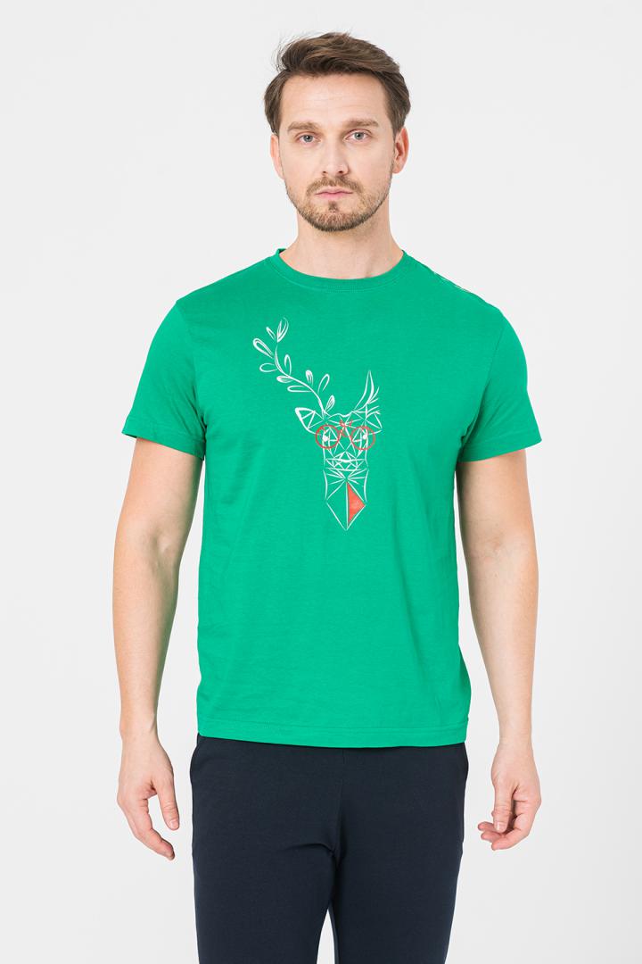 TRICOU  CERB FAMILIE BARBATI   K GREEN-M