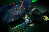 Casti cu micofon Razer Blackshark V2 X cu fir, Multi-platform EsSports, 12 Hz – 28 kHz, 32ohm, 100db, driver 50mm, black