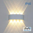 Aplica LED Vivalux ARUBA, 8W, 600 lm, lumina alba(3000K-4000K-6400K), 24°, IP65, 220x80x45mm, 40000h, aluminiu, -25÷+40°C, Alb/Gri
