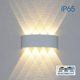 Aplica LED Vivalux ARUBA, 8W, 600 lm, lumina alba(3000K-4000K-6400K), 24°, IP65, 220x80x45mm, 40000h, aluminiu, -25÷+40°C, Alb/Gri