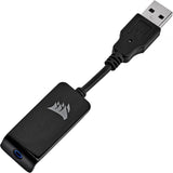 Casti cu microfon Corsair HS55 Surround 7.1, Multi-platform Gaming and Mobile, 20Hz-20KHz, 32ohm, 114db, driver 50mm, alb