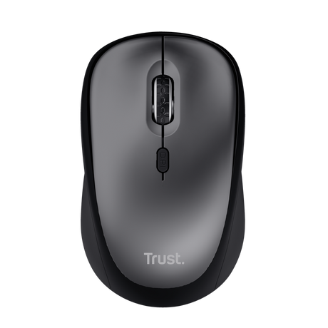 Mouse Wireless Trust Yvi+ Silent Wireless, 1600 dpi, negru