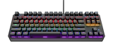 Tastatura Trust GXT834 Callaz Tenkeyless cu fir mecanica, negru