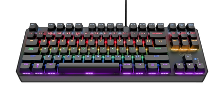 Tastatura Trust GXT834 Callaz Tenkeyless cu fir mecanica, negru