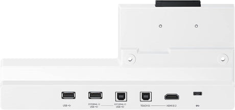 Tray conectivitate pentru display interactiv SAMSUNG Flip Pro 55"/65"; USB-C, USB-In, USB-External, Touch-Out, HDMI-In; aduce mufele din spate in fata pentru convenienta.