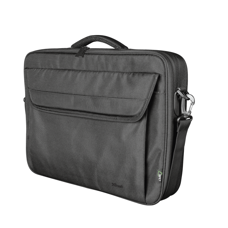 Geanta laptop Trust Atlanta, Negru, 2 ani Garantie
