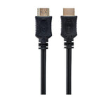 CABLU video SPACER, HDMI (T) la HDMI (T), 1m, conectori auriti, rezolutie maxima 4K (3840 x 2160) la 60 Hz, negru