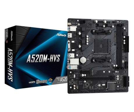 Placa de baza ASRock A520M-HVS, Socket AM4