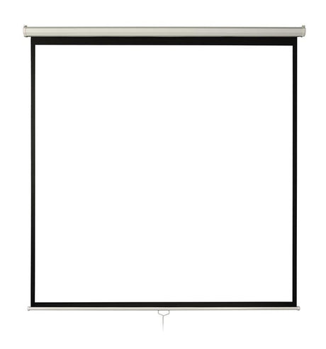 Ecran proiectie manual,perete/tavan, 200 x 200 cm, BlackMount, Format 1:1