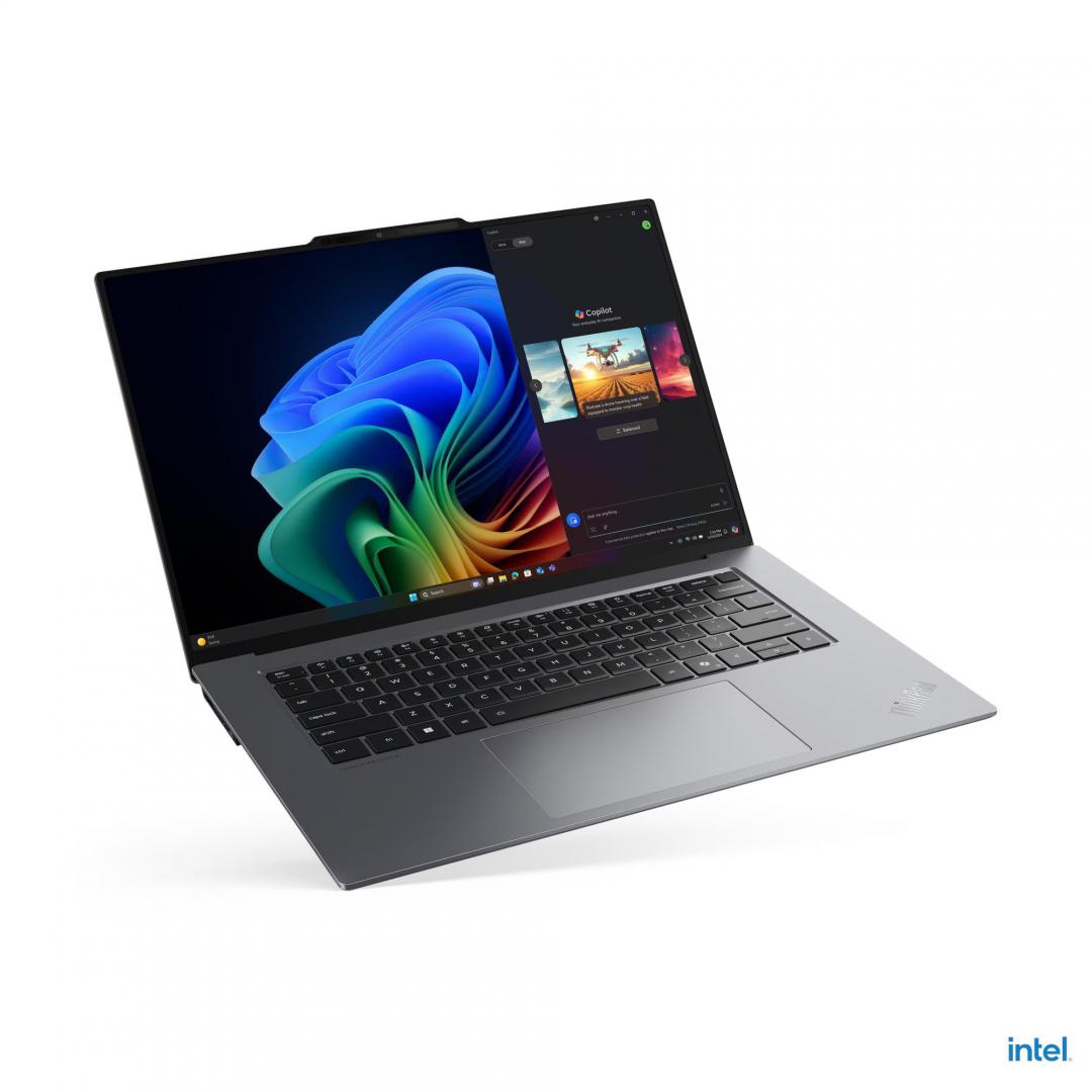 Notebook Business Lenovo ThinkPad X9-15 Gen 1 Aura Edition, cu procesor Intel Core Ultra 7 258V, 15.3'' OLED, 32 GB LPDDR5x, 2 TB SSD, Intel Arc 140V, Windows 11 Pro
