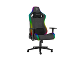 Scaun gaming Genesis TRIT 660, material textil, iluminare RGB, suporta pana la 150 kg, inaltime reglabila, spatar ajustabil, gri