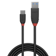Cablu Lindy 1.5m USB 3.2 Type-A to Type-C (tata - tata), Black Line, Supported Bandwidth: 10Gbps, negru