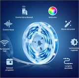 TP-Link Tapo L900-10 Smart light strip kit, 16 milioane culori, 2 x 5m, dimensiuni: 5000 × 10 × 1.6 mm fiecare, Wi-Fi Protocol: IEEE 802.11b/g/n, Frecventa: 2.4 GHz, intensitate reglabila.