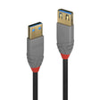 Cablu transfer Lindy LY-36761, USB 3.1 Extension, 1m, Anthra Line