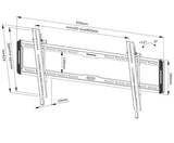 Suport perete Neomounts WL35-550BL18; pentru display-uri cu diagonale 43"-86", sistem de prindere VESA 100x100~800x400, greutate maxima suportata 70kg, tilt +12°, distanta fata de perete 33mm; culoare negru. Garantie 5 ani