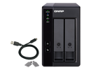 Extensie USB QNAP TR-002 2-Bay, 2.5/3.5 SATA 6Gbps HDD (neincluse), 1xUSB3.11 (type-c), tower, PSU adaptor 36W, garantie 2 ani