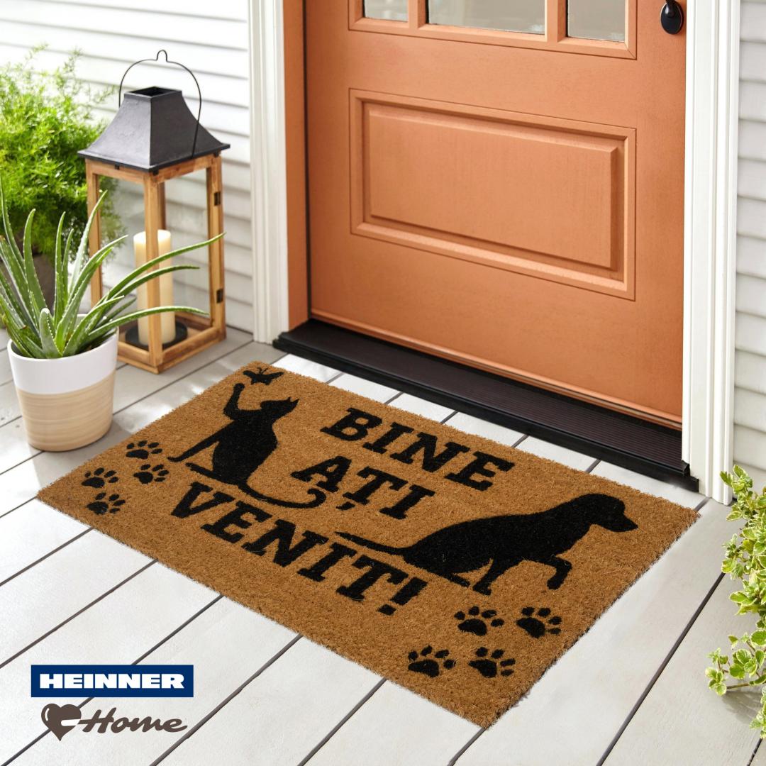 COVORAS INTRARE ANTIDERAPANT 60X40 CM, PAWS, HEINNER HOME