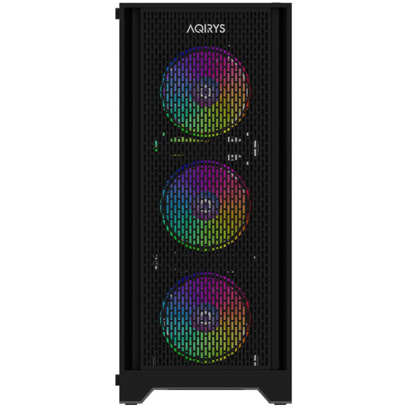 Carcasa AQIRYS Avior Mid Tower ARGB NEGRU
