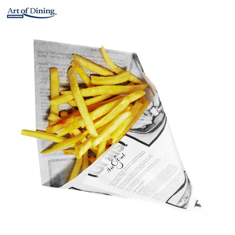SET 500 BUCATI HARTIE IMPERMEABILA REZISTENTA LA GRASIME TIP ZIAR,  200 x 250 MM, ART OF DINING